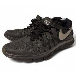 Nike Free 5.0 Trainer Fingertrap Max Men's Size 10 Black Athletic Shoes
